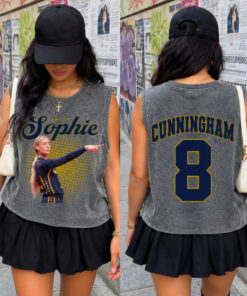 Sophie Cunningham Point Signature Basketball Wash Tank Top#V