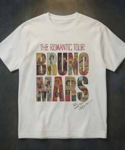 Bruno Mars Romantic Tour Shirt, Vintage Bruno Concert Tee