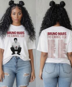 The Romantic Album T Shirt Bruno Mars The Romantic Tour 2026 T-Shirt