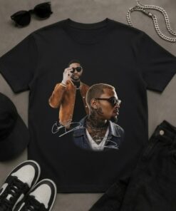 Chris Brown × Usher Tribute Concert Shirt #V
