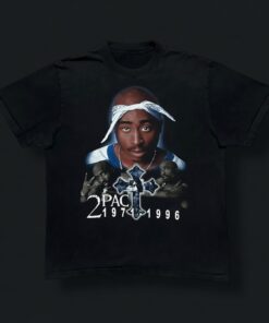 2Pac Retro Shirt Rap Tee 90s