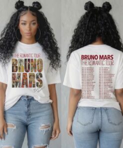 The Romantic Album Bruno Mars The Romantic Tour 2026 T-Shirt
