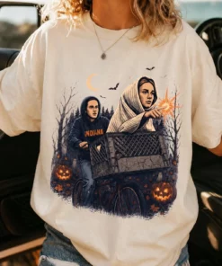 Sophie & Caitlin Shirt Halloween Vibes, Basketball Graphic Tee, Sport Fan Gift