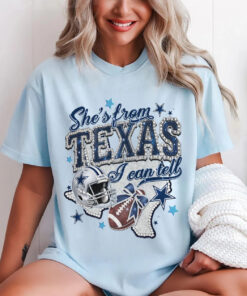 Vintage Ella Shirt, Choosin' Texas Graphic Shirt, She's From Texas I Can Tell