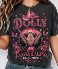 Retro Dolly Parton Comfort Colors Shirt, Queen of Country Shirt, Dolly Tribute Tee, Rest In Peace Dolly Shirt, Country Music Legend Shirt