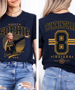 Sophie Cunningham Spicy 8 Funny Basketball 2 side T-Shirt #V
