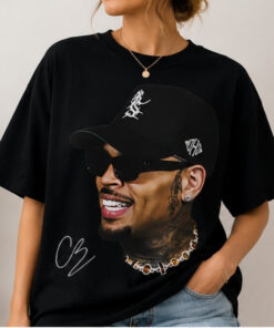Chris Brown Streetwear Tee ,Chris Brown Fan Graphic T-Shirt #V