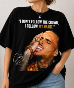 Chris Brown Streetwear Tee ,Chris Brown Fan Graphic T-Shirt #V