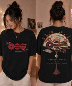 [FREESHIP US] BTS Arirang Korean Folding Fan Shirt#V