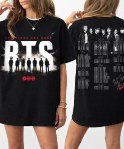 [FREESHIP US] BTS World Tour T-Shirt, Vintage Kpop Tee, BTS Concert 2026 #V