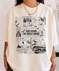 Great Divide Tee, Folk Music Inspired Shirt, Retro Nature Graphic, Fan Gift #V