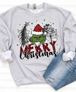 G.rinch Merry Christmas Sweatshirt, Christmas Gift, Merry Christmas Sweatshirt #V