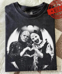 Comfort Colors Terrifier Tee, Vintage Horror Movie T-Shirt,Hellraiser Graphic Tee, Spooky Season Gift#V