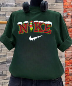 Nike Grinch,Christmas Sweatshirt, Christmas Gift, Merry Christmas Sweatshirt #V