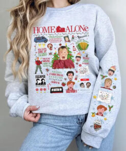Home Alone Sweatshirt, Retro 90s Movie Family Matching Christmas Sweatshirt#V