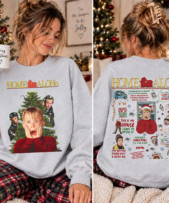 Vintage Home Alone Sweatshirt, Retro Christmas Movie Sweatshirt, Home Alone Sweater#V