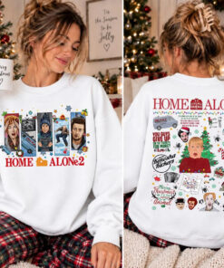 Home Alone Sweatshirt, Retro 90s Movie Family Matching Christmas Sweatshirt#V