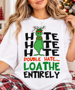 HATE HATE HATE Merry Grin.chmas Christmas Sweater #V