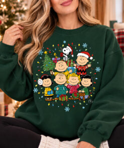 Christmas Peanuts Sweatshirt, Snoopy Christmas Sweatshirt Gift, Charlie Brown Christmas Sweatshirt #V